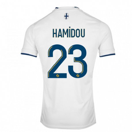 Kandiny Lapset Jamila Hamidou #23 Valkoinen Safiiri Kotipaita 2022/23 Lyhythihainen Paita T-paita