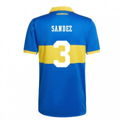 Kandiny Lapset Agustin Sandez #3 Olympiakeltainen Kotipaita 2022/23 Lyhythihainen Paita T-paita