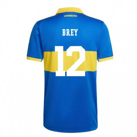 Kandiny Lapset Leandro Brey #12 Olympiakeltainen Kotipaita 2022/23 Lyhythihainen Paita T-paita