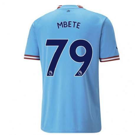 Kandiny Lapset Luke Mbete #79 Sininen Punainen Kotipaita 2022/23 Lyhythihainen Paita T-paita