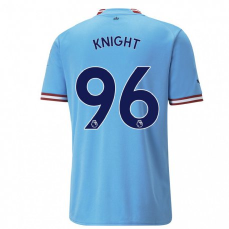 Kandiny Lapset Ben Knight #96 Sininen Punainen Kotipaita 2022/23 Lyhythihainen Paita T-paita