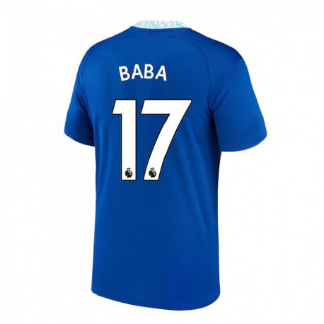 Kandiny Lapset Abdul-rahman Baba #17 Tummansininen Kotipaita 2022/23 Lyhythihainen Paita T-paita