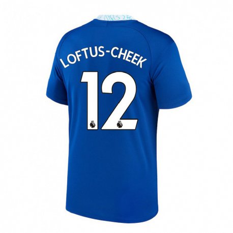 Kandiny Lapset Ruben Loftus-cheek #12 Tummansininen Kotipaita 2022/23 Lyhythihainen Paita T-paita