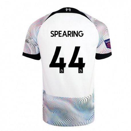 Kandiny Lapset Jay Spearing #44 Valkoinen Värikäs Vieraspaita 2022/23 Lyhythihainen Paita T-paita