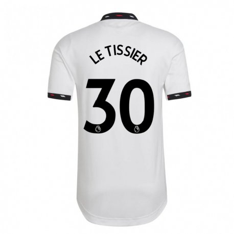 Kandiny Lapset Maya Le Tissier #30 Valkoinen Vieraspaita 2022/23 Lyhythihainen Paita T-paita