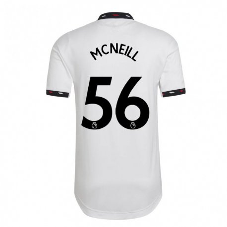 Kandiny Lapset Charlie Mcneill #56 Valkoinen Vieraspaita 2022/23 Lyhythihainen Paita T-paita