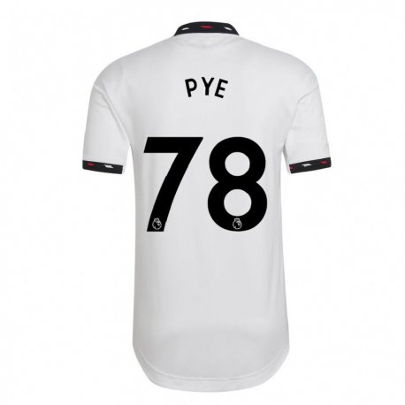 Kandiny Lapset Logan Pye #78 Valkoinen Vieraspaita 2022/23 Lyhythihainen Paita T-paita