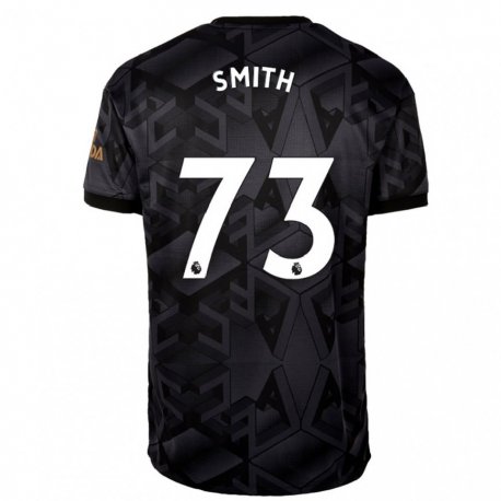 Kandiny Lapset Tom Smith #73 Musta Harmaa Vieraspaita 2022/23 Lyhythihainen Paita T-paita