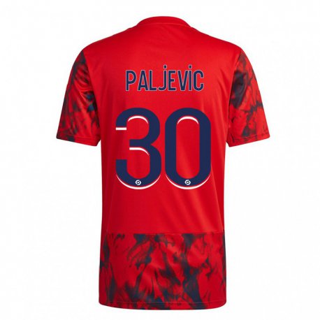 Kandiny Lapset Alyssia Paljevic #30 Punainen Avaruus Vieraspaita 2022/23 Lyhythihainen Paita T-paita