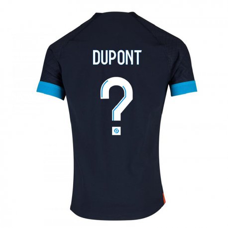 Kandiny Lapset Hugo Dupont #0 Musta Olympia Vieraspaita 2022/23 Lyhythihainen Paita T-paita