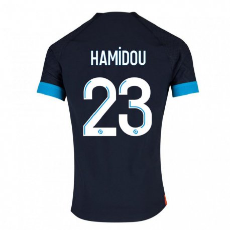 Kandiny Lapset Jamila Hamidou #23 Musta Olympia Vieraspaita 2022/23 Lyhythihainen Paita T-paita