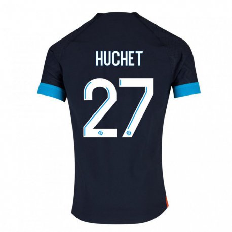 Kandiny Lapset Sarah Huchet #27 Musta Olympia Vieraspaita 2022/23 Lyhythihainen Paita T-paita
