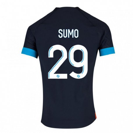 Kandiny Lapset Eva Sumo #29 Musta Olympia Vieraspaita 2022/23 Lyhythihainen Paita T-paita