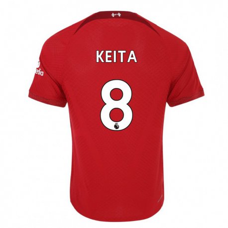 Kandiny Miesten Naby Keïta #8 Tummanpunainen Kotipaita 2022/23 Lyhythihainen Paita T-paita