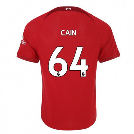 Kandiny Miesten Jake Cain #64 Tummanpunainen Kotipaita 2022/23 Lyhythihainen Paita T-paita