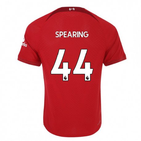 Kandiny Miesten Jay Spearing #44 Tummanpunainen Kotipaita 2022/23 Lyhythihainen Paita T-paita