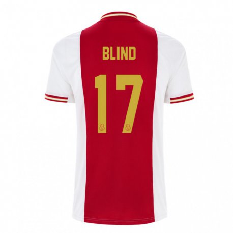 Kandiny Miesten Daley Blind #17 Tummanpunainen Valkoinen Kotipaita 2022/23 Lyhythihainen Paita T-paita