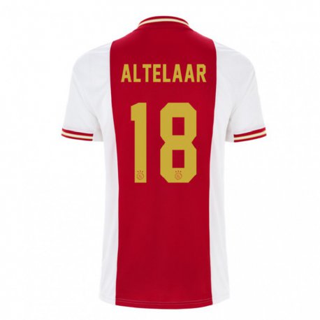 Kandiny Miesten Jamie Altelaar #18 Tummanpunainen Valkoinen Kotipaita 2022/23 Lyhythihainen Paita T-paita