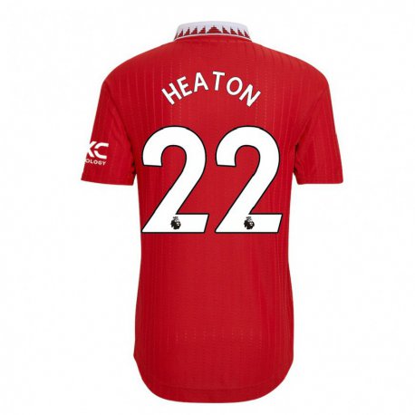Kandiny Miesten Tom Heaton #22 Punainen Kotipaita 2022/23 Lyhythihainen Paita T-paita