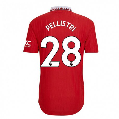 Kandiny Miesten Facundo Pellistri #28 Punainen Kotipaita 2022/23 Lyhythihainen Paita T-paita