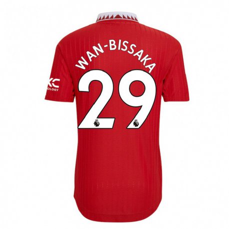 Kandiny Miesten Aaron Wan-bissaka #29 Punainen Kotipaita 2022/23 Lyhythihainen Paita T-paita