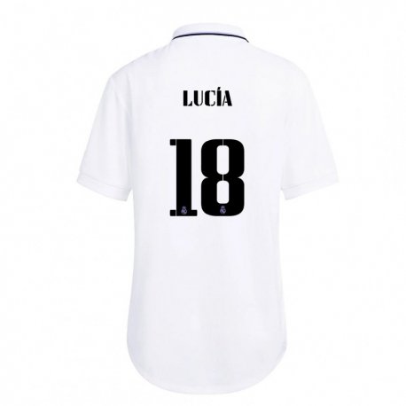 Kandiny Miesten Lucia Rodriguez #18 Valkoinen Violetti Kotipaita 2022/23 Lyhythihainen Paita T-paita