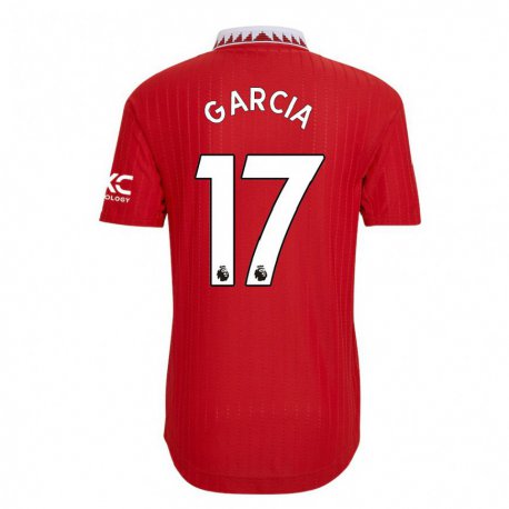 Kandiny Miesten Lucia Garcia #17 Punainen Kotipaita 2022/23 Lyhythihainen Paita T-paita