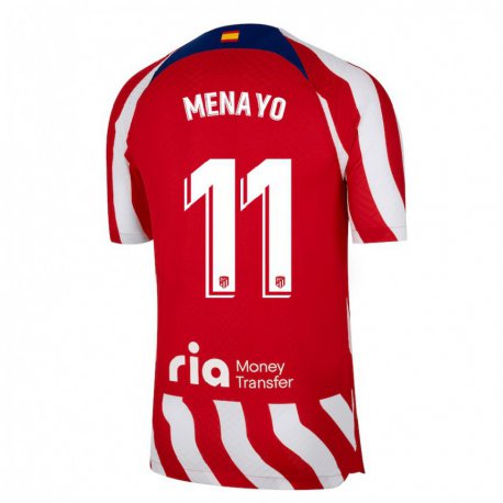 Kandiny Miesten Carmen Menayo #11 Punainen Valkoinen Sininen Kotipaita 2022/23 Lyhythihainen Paita T-paita