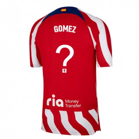 Kandiny Miesten Christian Gomez #0 Punainen Valkoinen Sininen Kotipaita 2022/23 Lyhythihainen Paita T-paita