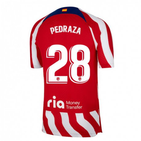Kandiny Miesten Alfredo Pedraza #28 Punainen Valkoinen Sininen Kotipaita 2022/23 Lyhythihainen Paita T-paita