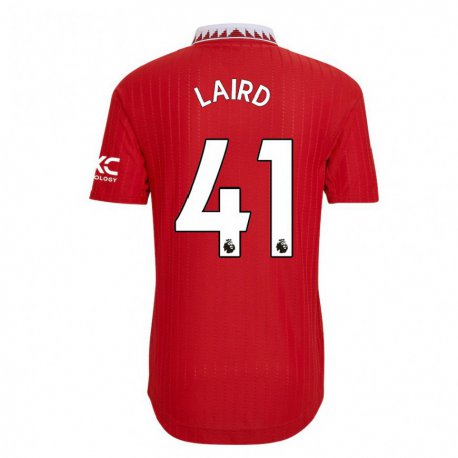 Kandiny Miesten Ethan Laird #41 Punainen Kotipaita 2022/23 Lyhythihainen Paita T-paita