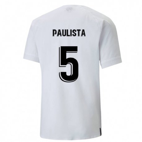 Kandiny Miesten Gabriel Paulista #5 Kermanvalkoinen Kotipaita 2022/23 Lyhythihainen Paita T-paita