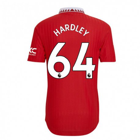 Kandiny Miesten Bjorn Hardley #64 Punainen Kotipaita 2022/23 Lyhythihainen Paita T-paita