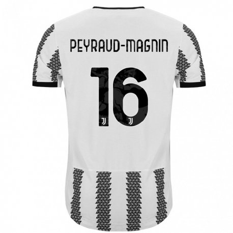 Kandiny Miesten Pauline Peyraud-magnin #16 Valkoinen Musta Kotipaita 2022/23 Lyhythihainen Paita T-paita