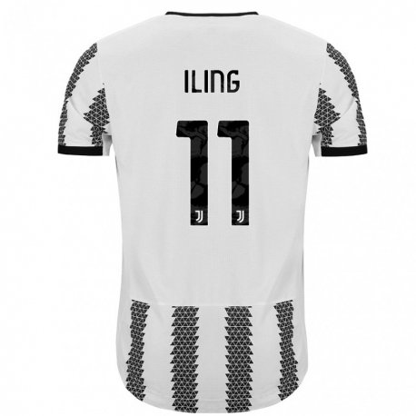 Kandiny Miesten Samuel Iling-junior #11 Valkoinen Musta Kotipaita 2022/23 Lyhythihainen Paita T-paita