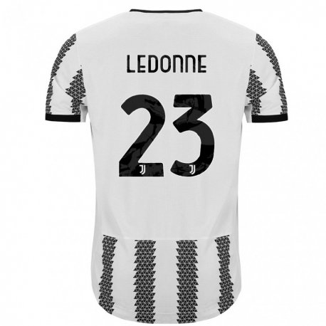 Kandiny Miesten Nicolo Ledonne #23 Valkoinen Musta Kotipaita 2022/23 Lyhythihainen Paita T-paita