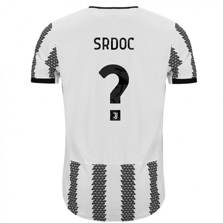 Kandiny Miesten Ivano Srdoc #0 Valkoinen Musta Kotipaita 2022/23 Lyhythihainen Paita T-paita