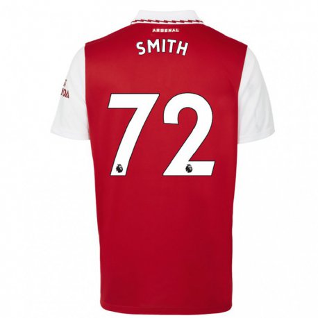 Kandiny Miesten Matt Smith #72 Punainen Valkoinen Kotipaita 2022/23 Lyhythihainen Paita T-paita
