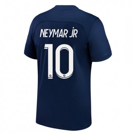Kandiny Miesten Neymar #10 Tumma Sininen Punainen Kotipaita 2022/23 Lyhythihainen Paita T-paita