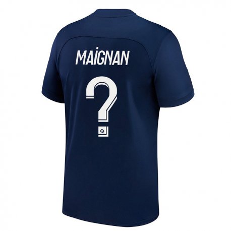 Kandiny Miesten Stella Maignan #0 Tumma Sininen Punainen Kotipaita 2022/23 Lyhythihainen Paita T-paita