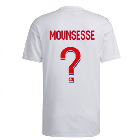 Kandiny Miesten Jeremy Mounsesse #0 Valkoinen Sininen Punainen Kotipaita 2022/23 Lyhythihainen Paita T-paita
