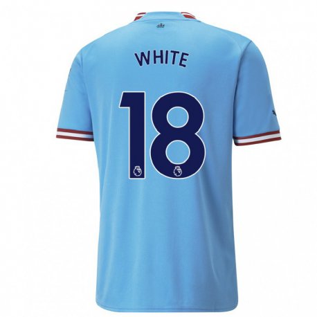 Kandiny Miesten Ellen White #18 Sininen Punainen Kotipaita 2022/23 Lyhythihainen Paita T-paita