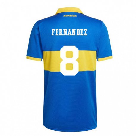 Kandiny Miesten Guillermo Fernandez #8 Olympiakeltainen Kotipaita 2022/23 Lyhythihainen Paita T-paita