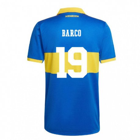 Kandiny Miesten Valentin Barco #19 Olympiakeltainen Kotipaita 2022/23 Lyhythihainen Paita T-paita