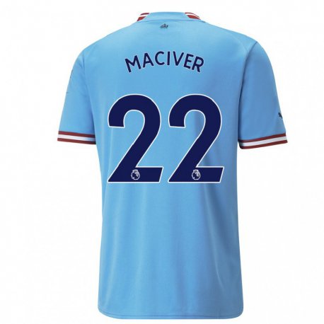 Kandiny Miesten Sandy Maciver #22 Sininen Punainen Kotipaita 2022/23 Lyhythihainen Paita T-paita
