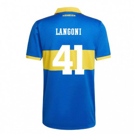Kandiny Miesten Luca Langoni #41 Olympiakeltainen Kotipaita 2022/23 Lyhythihainen Paita T-paita