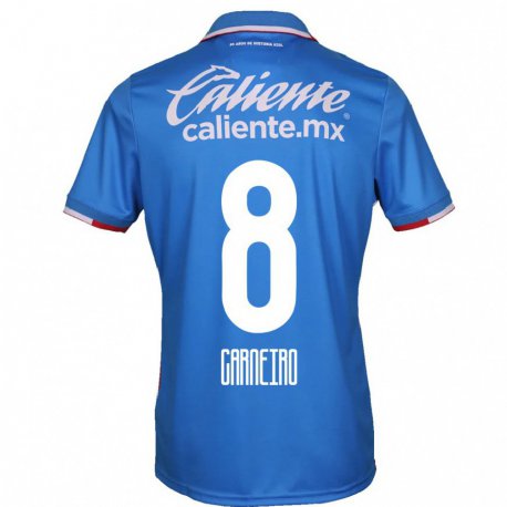 Kandiny Miesten Gonzalo Carneiro #8 Taivaansininen Kotipaita 2022/23 Lyhythihainen Paita T-paita
