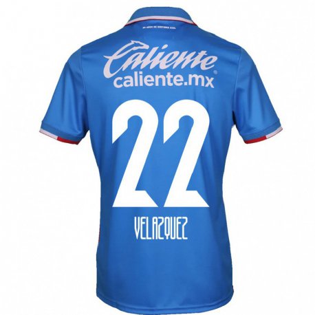 Kandiny Miesten Hireri Velazquez #22 Taivaansininen Kotipaita 2022/23 Lyhythihainen Paita T-paita