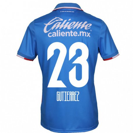 Kandiny Miesten Ivonne Gutierrez #23 Taivaansininen Kotipaita 2022/23 Lyhythihainen Paita T-paita