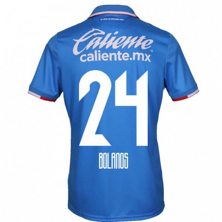 Kandiny Miesten Jatziry Bolanos #24 Taivaansininen Kotipaita 2022/23 Lyhythihainen Paita T-paita